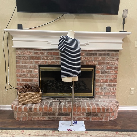 Hollister navy blue and white striped tee with logo / XS / Excellent condition - Picture 5 of 13